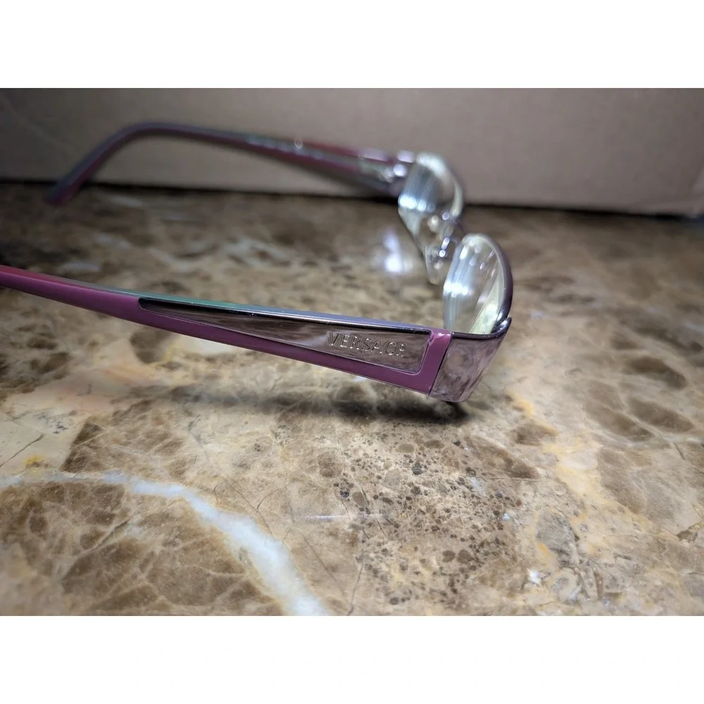 VERSACE eyeglasses PURPLE RECTANGLE glasses frame MOD: 1084 1029
